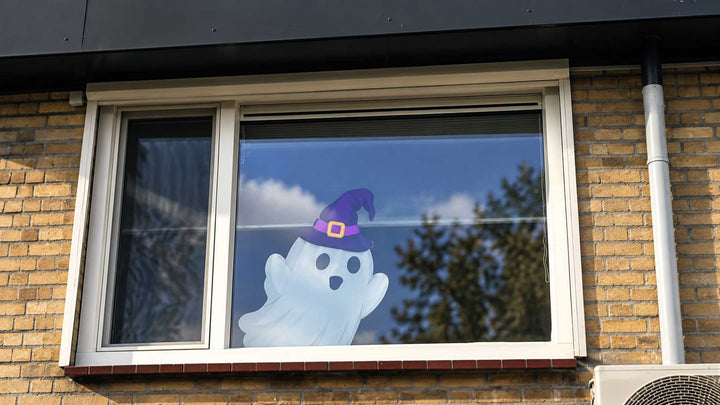 Printed cardboard ghost