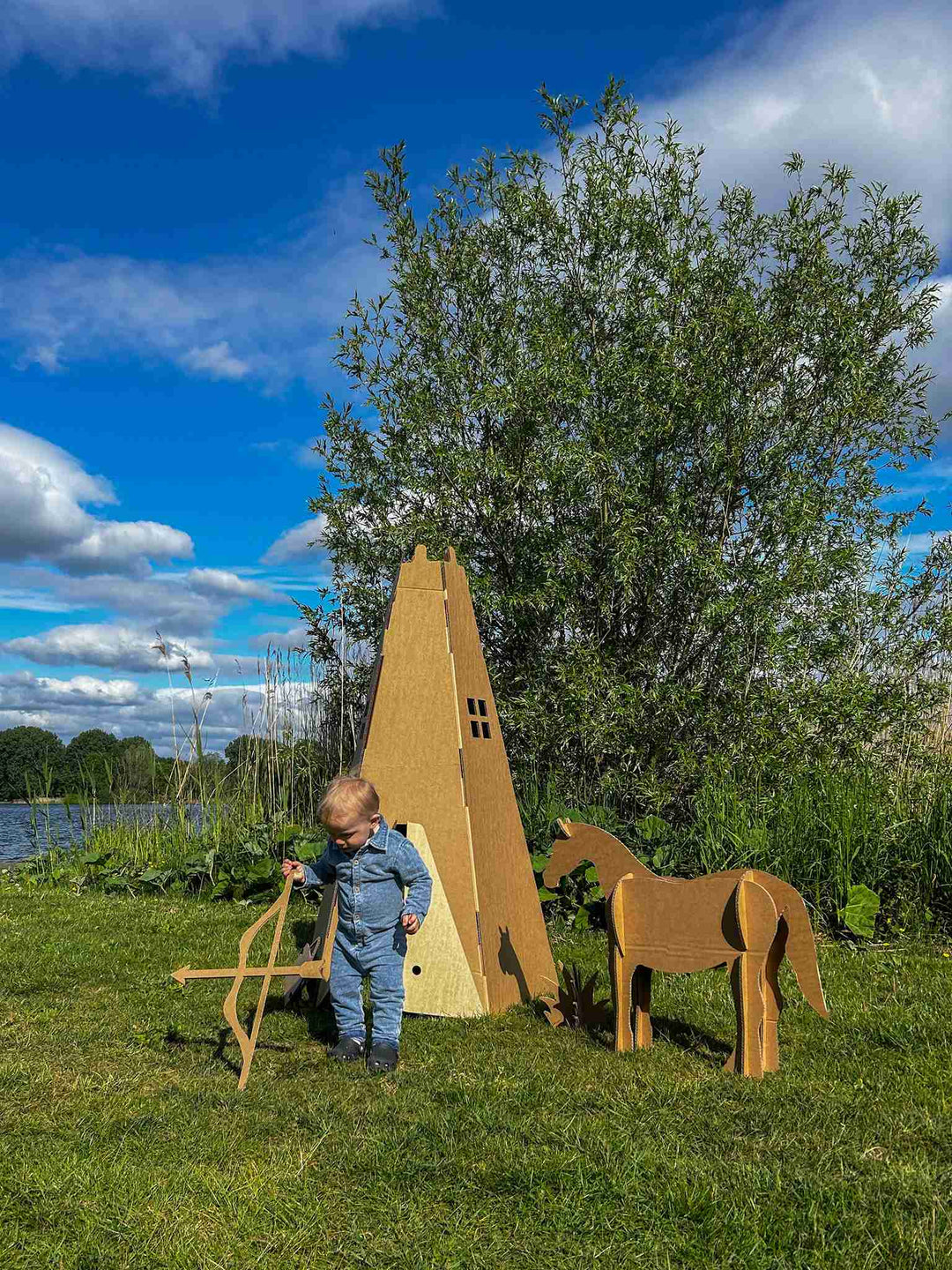 Cardboard Tipi Tent