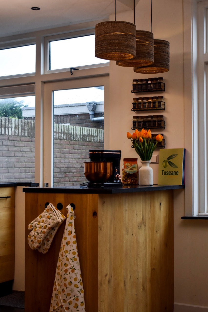 Kartonnen tolmin lamp