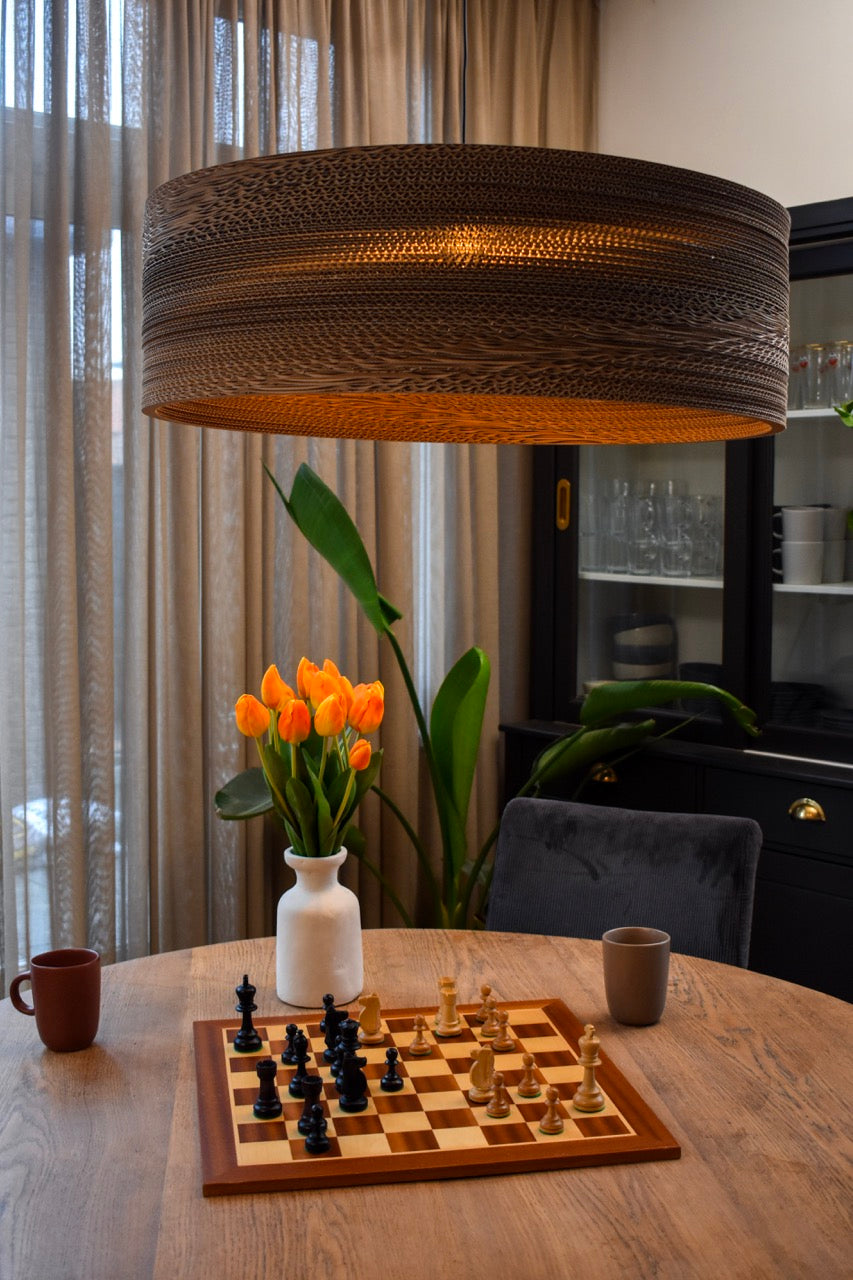 Kartonnen tolmin lamp