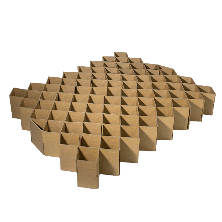 Cardboard folding bed