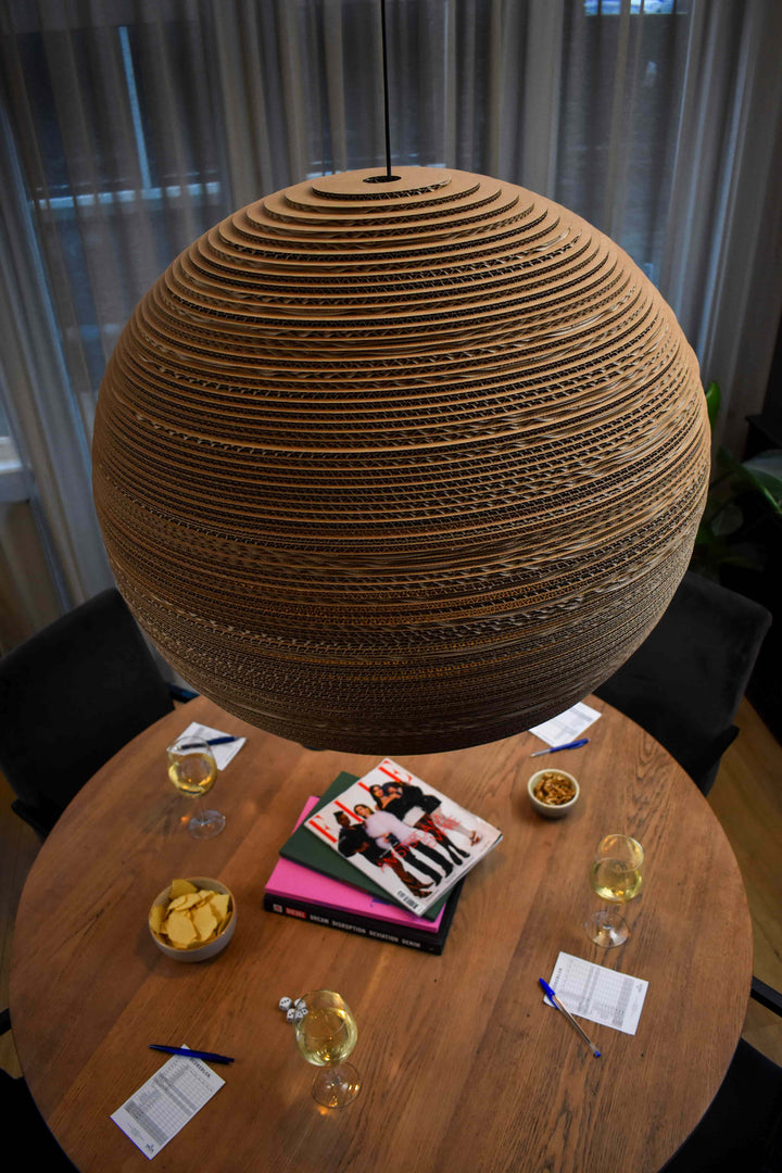 Zernez-Lampe aus Karton