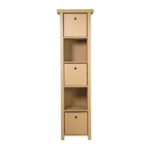 Kartonnen boekenkast hoog