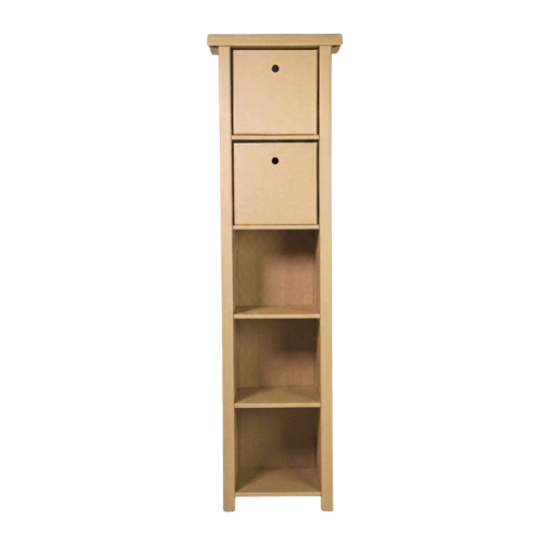 Kartonnen boekenkast hoog
