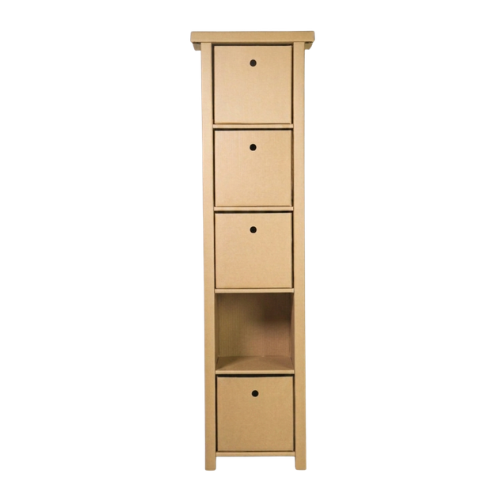 Kartonnen boekenkast hoog