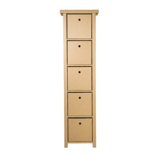 Kartonnen boekenkast hoog