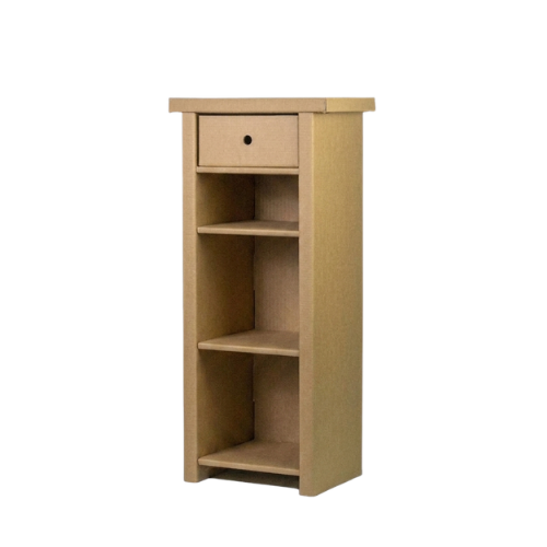 Kartonnen boekenkast laag