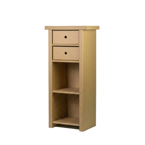 Kartonnen boekenkast laag