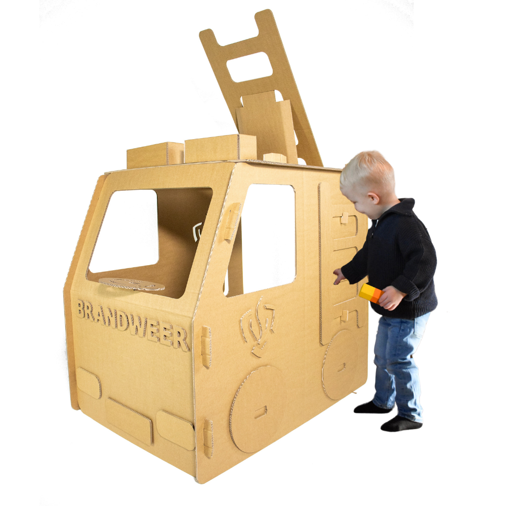 Cardboard Fire Truck