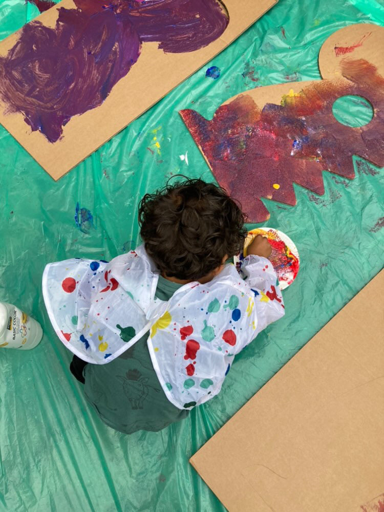 Cardboard Dinosaur Fancy Dress Costume