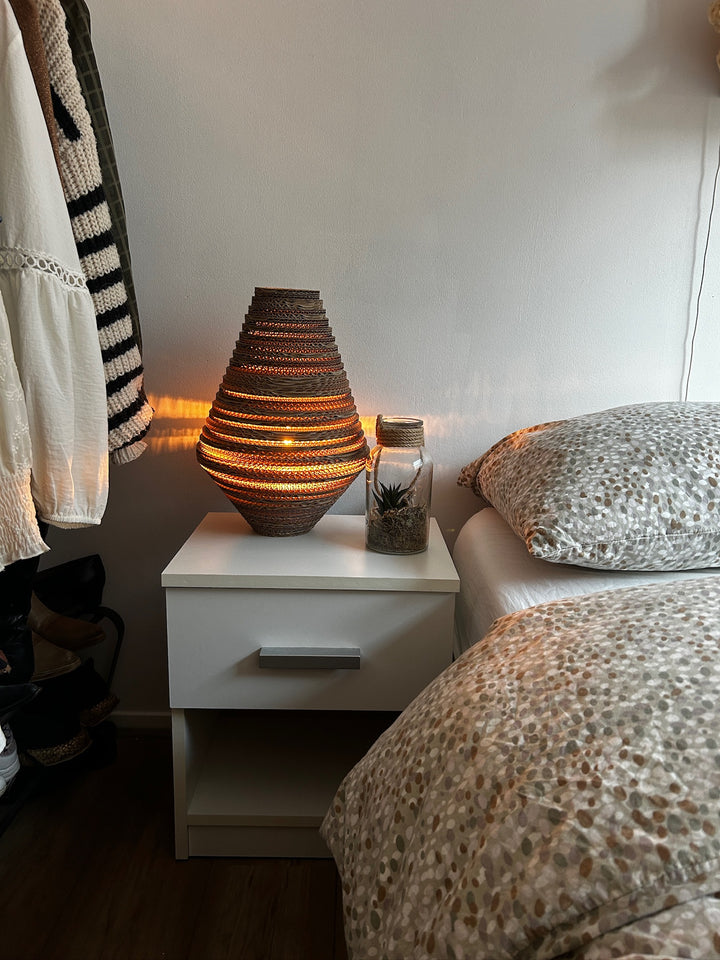 Diy Small Lamp Small Lamp, Bedroom Lamp With Macrame Lamp Shade