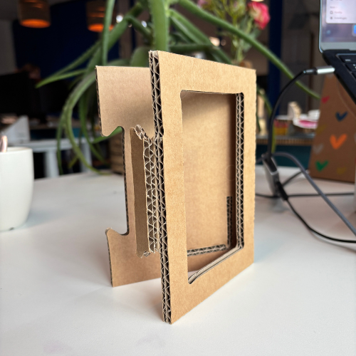 Kartonnen foto lijstje