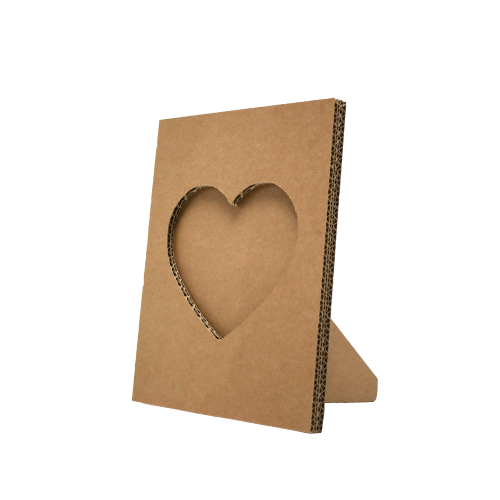 Kartonnen hart fotolijstje