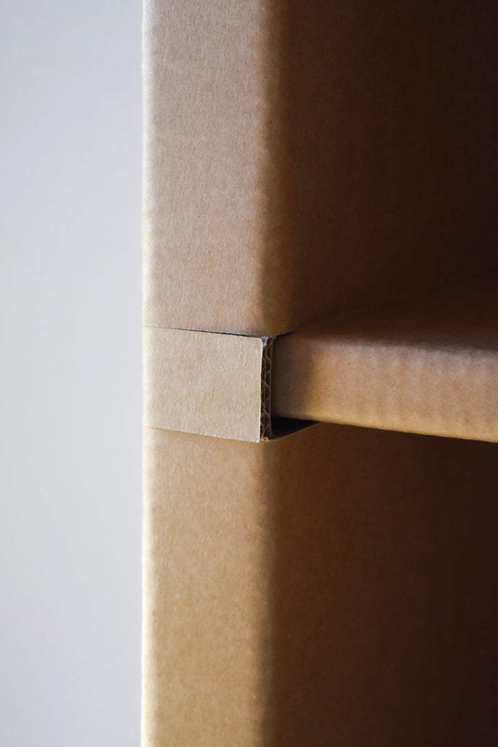 Kartonnen garderobe kast