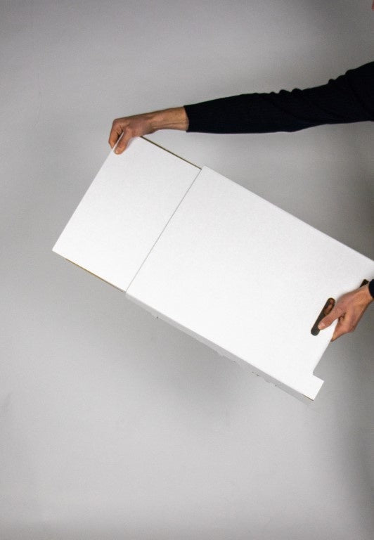 Cardboard paper bin