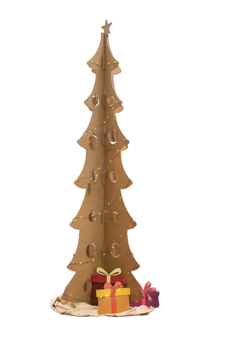Cardboard Christmas tree xl