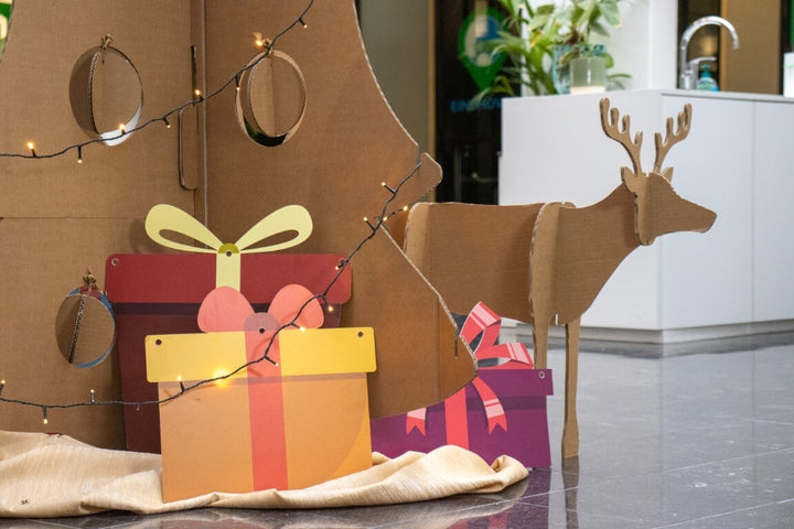 Cardboard Christmas tree xl