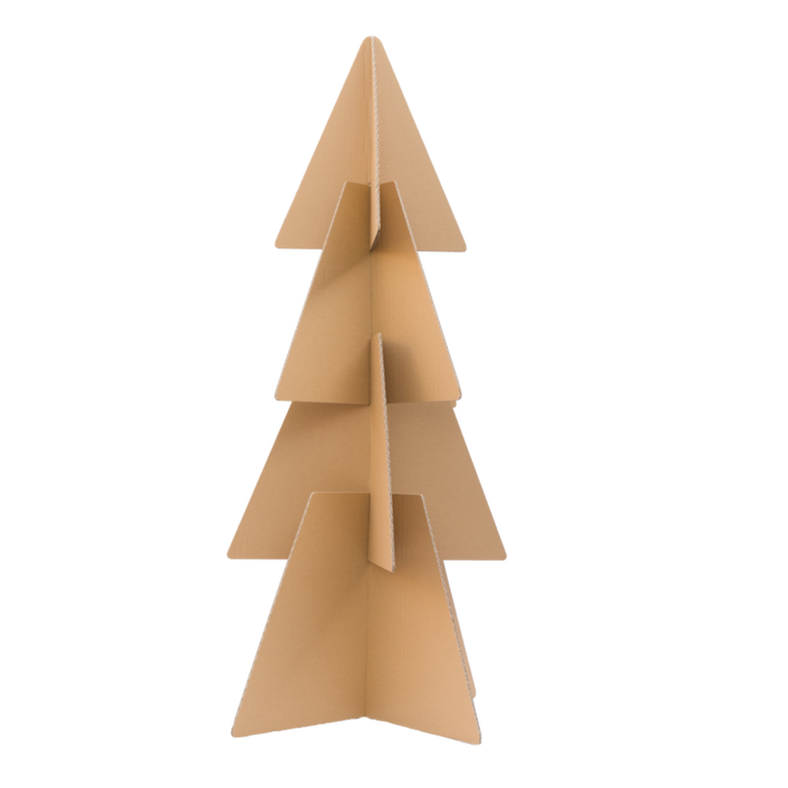 Cardboard wish Christmas tree