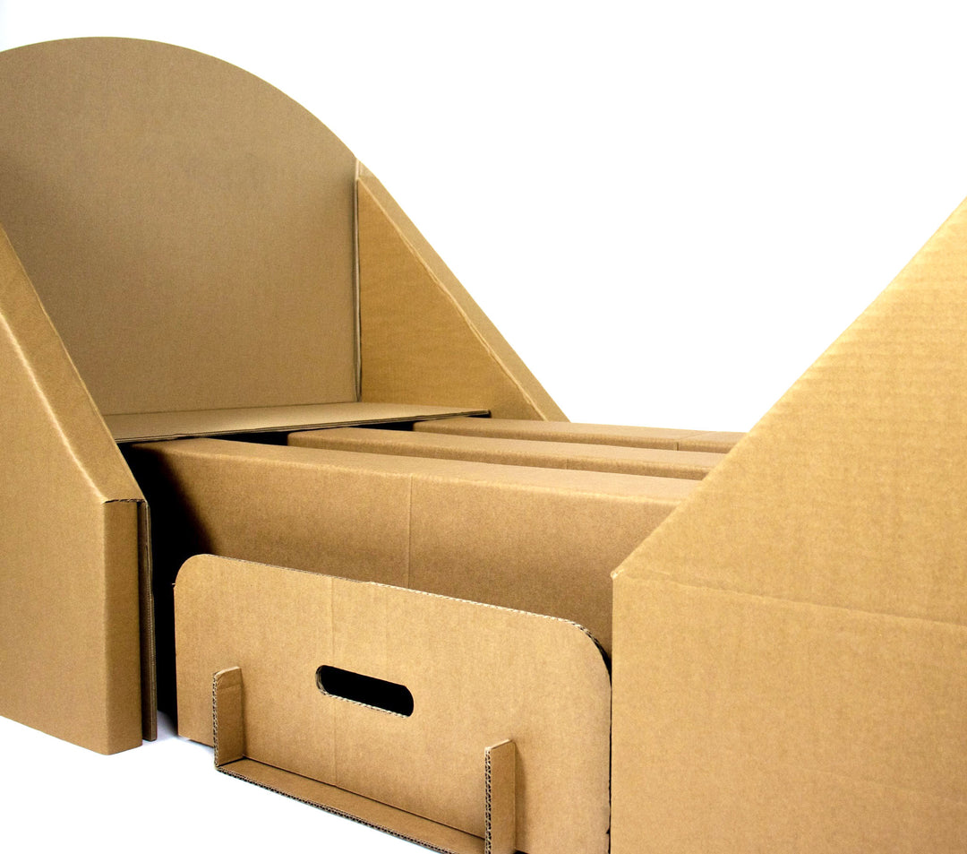Cardboard children's bed