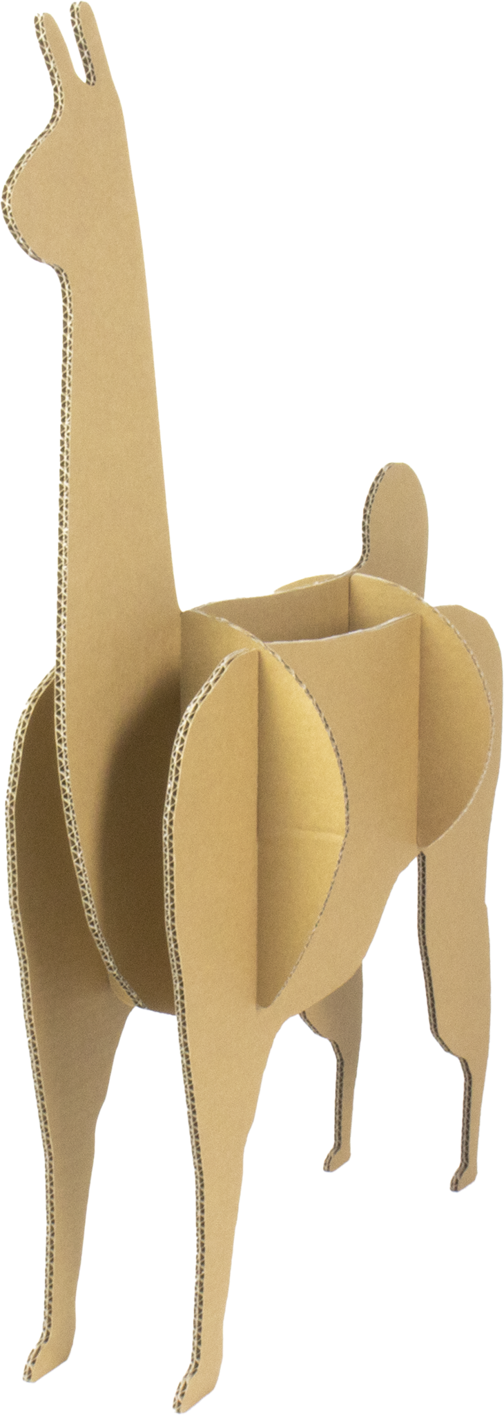 Lama aus Pappe