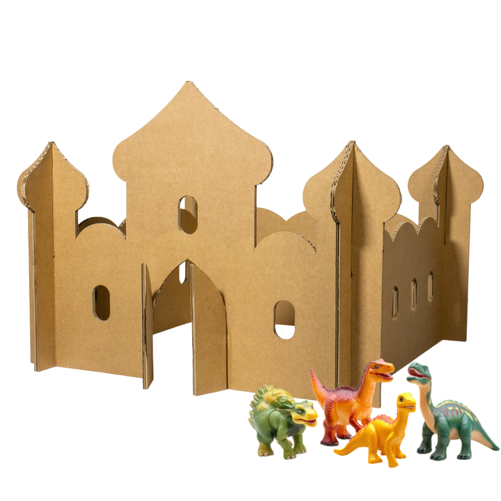 Cardboard mini arabic playhouse