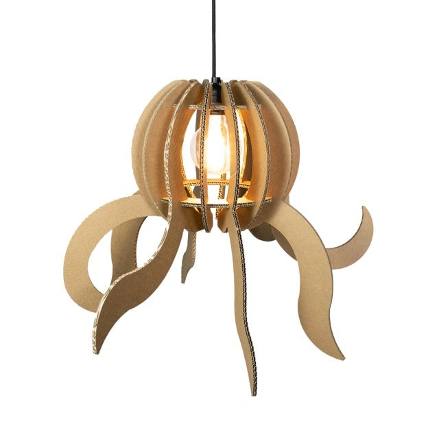 Cardboard Octo Lamp