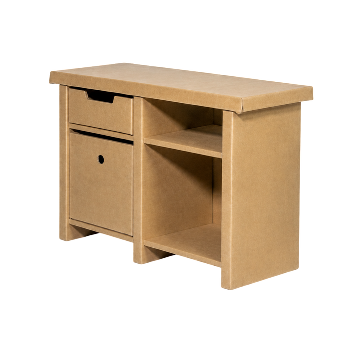 Cardboard low open cabinet