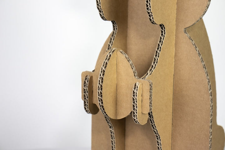 Cardboard Easter Bunny