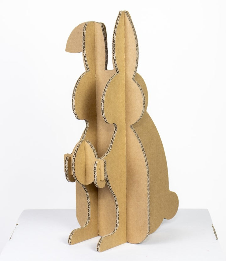 Cardboard Easter Bunny