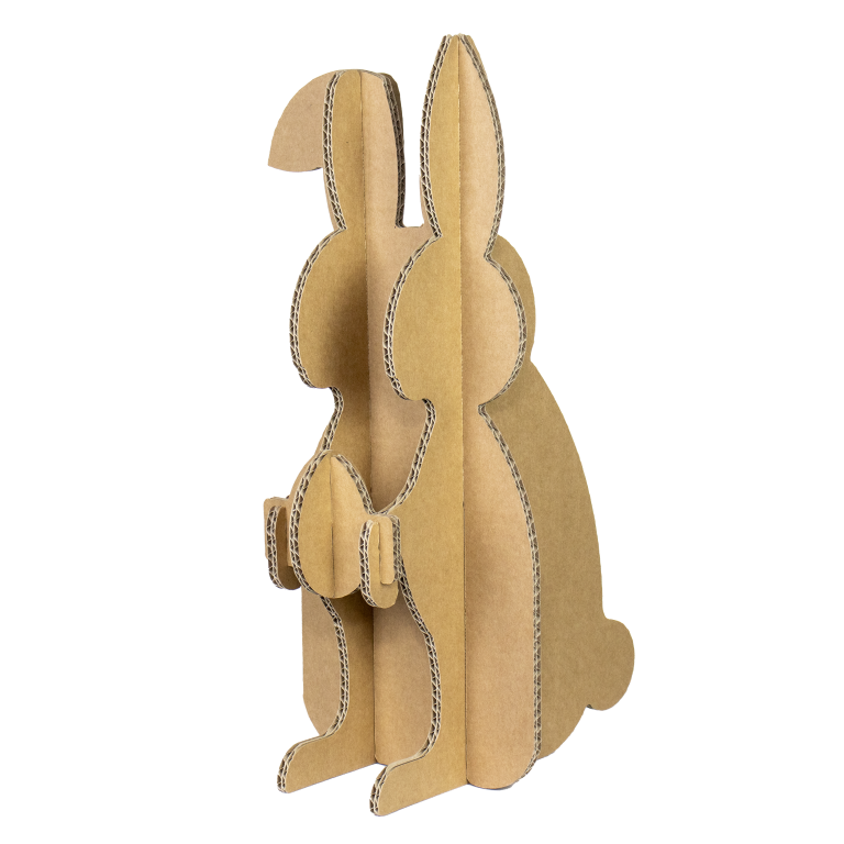 Cardboard Easter Bunny