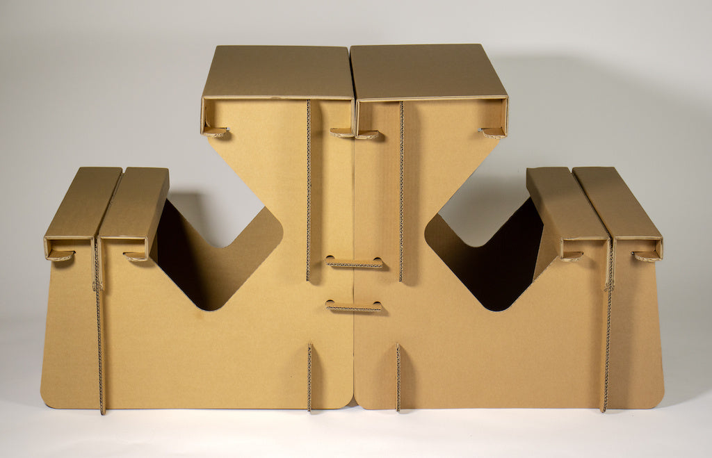 その他 TFW49 CARDBOARD SET UP Cardboard children's picnic table | Children's furniture – Kartent