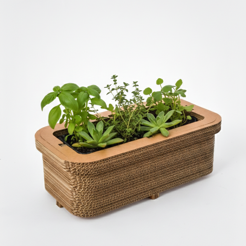 Kartonnen plantenbak Clusia