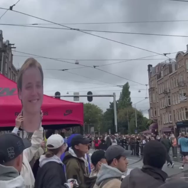 Kartonnen uitsnede hoofd op maat