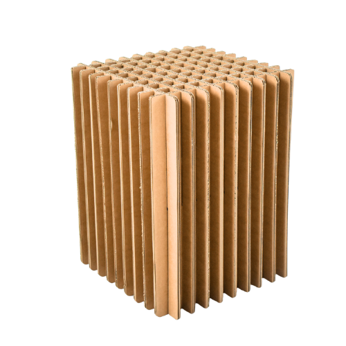 Kartonnen raster bijzettafel