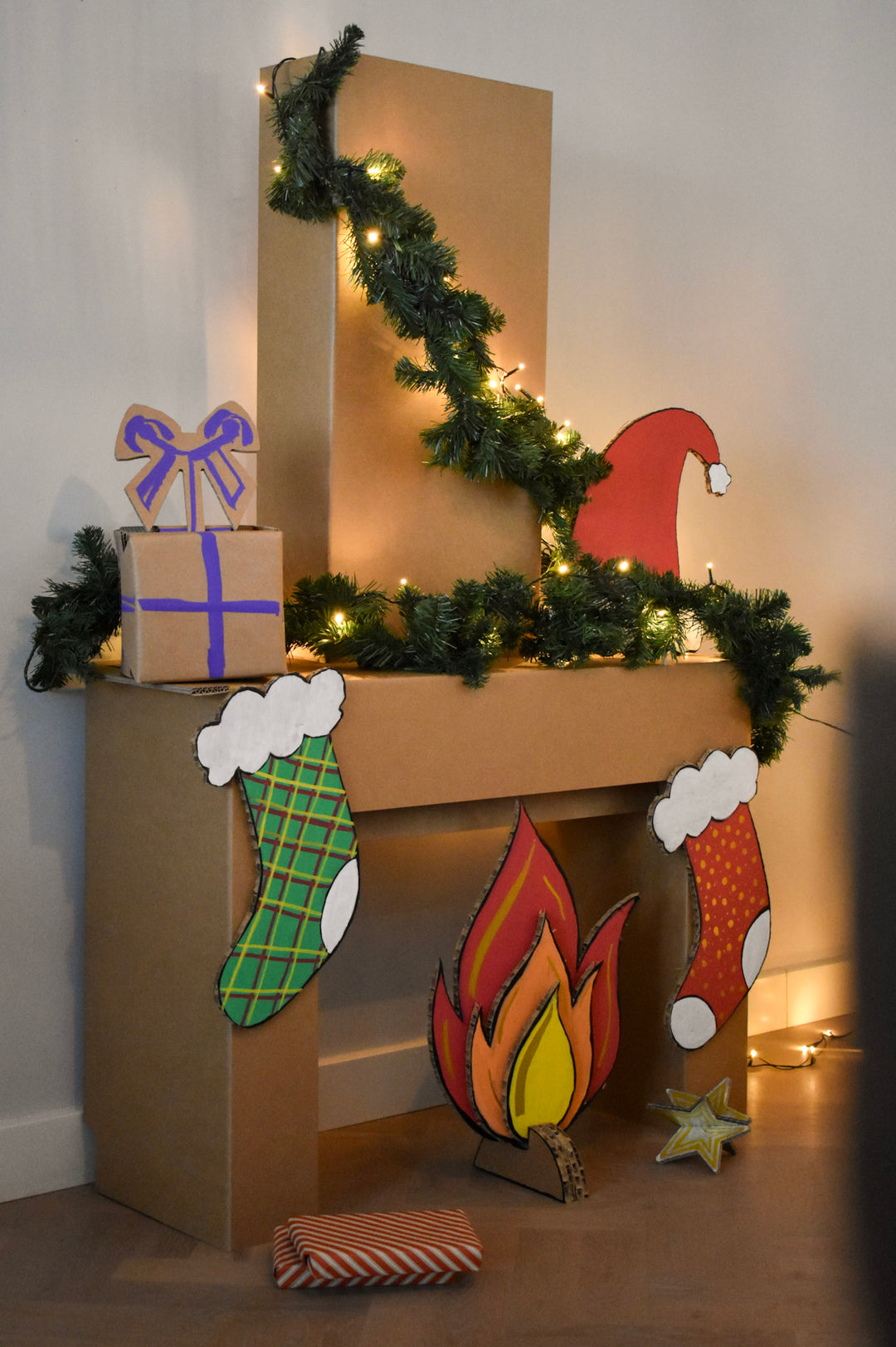 Cardboard chimney