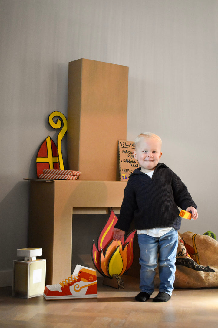 Cardboard chimney