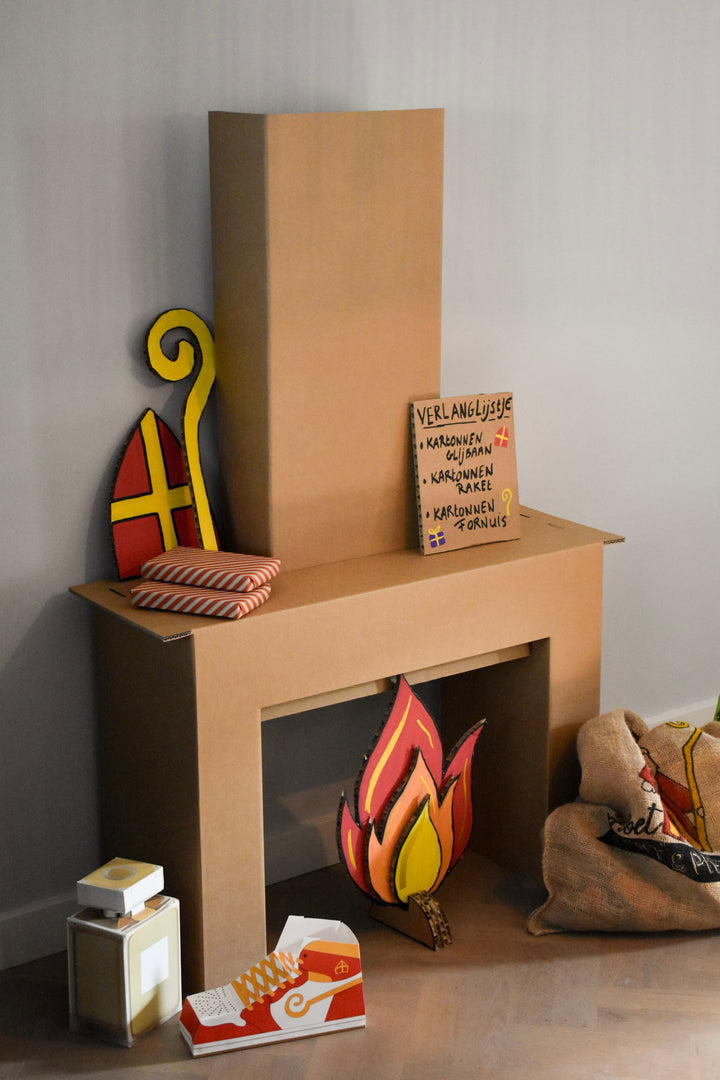 Cardboard chimney