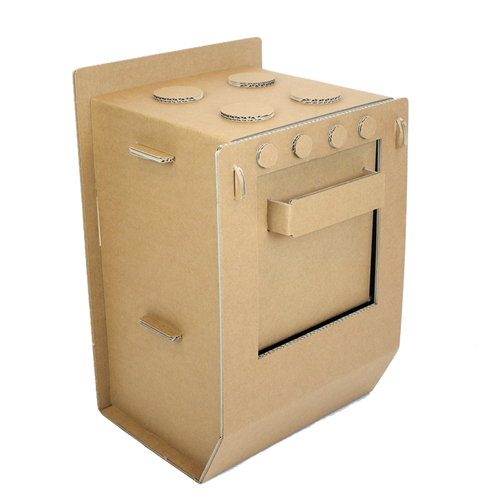 Cardboard stove