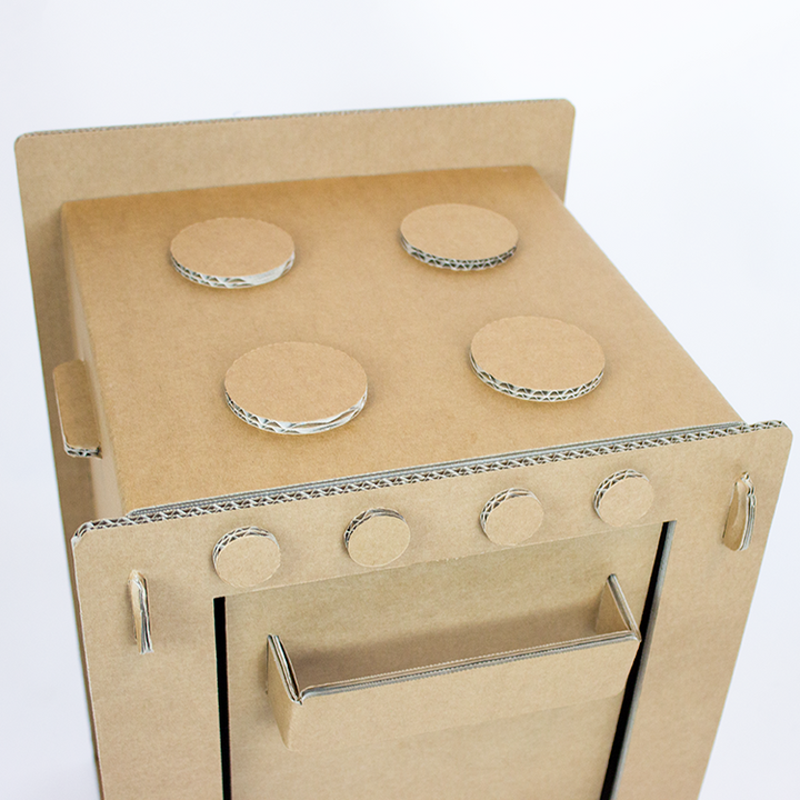 Cardboard stove