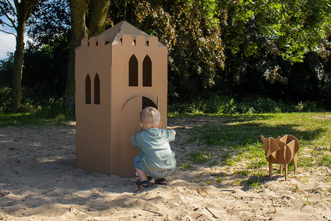 Cardboard fox