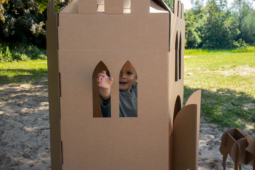 Cardboard fox