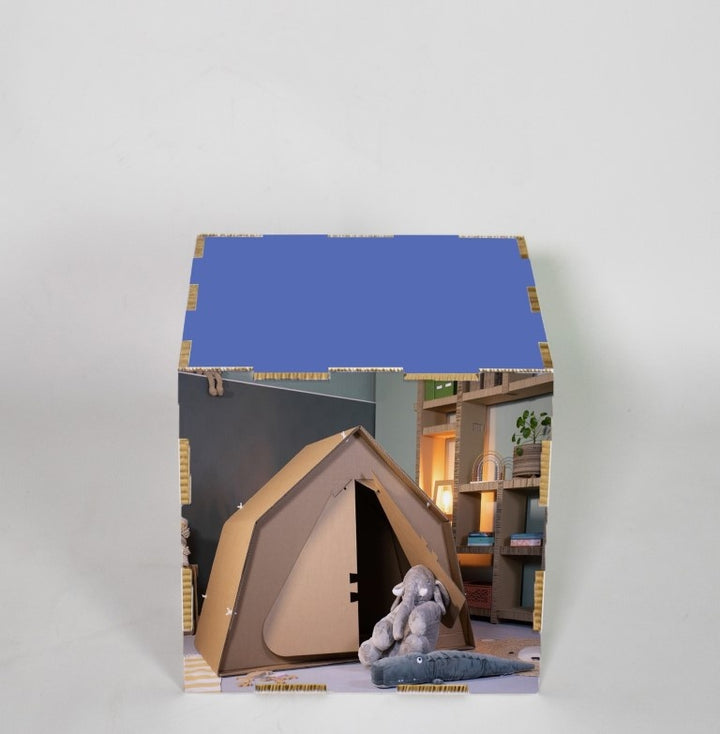 Cardboard Printed Honeycomb Stacking Cube