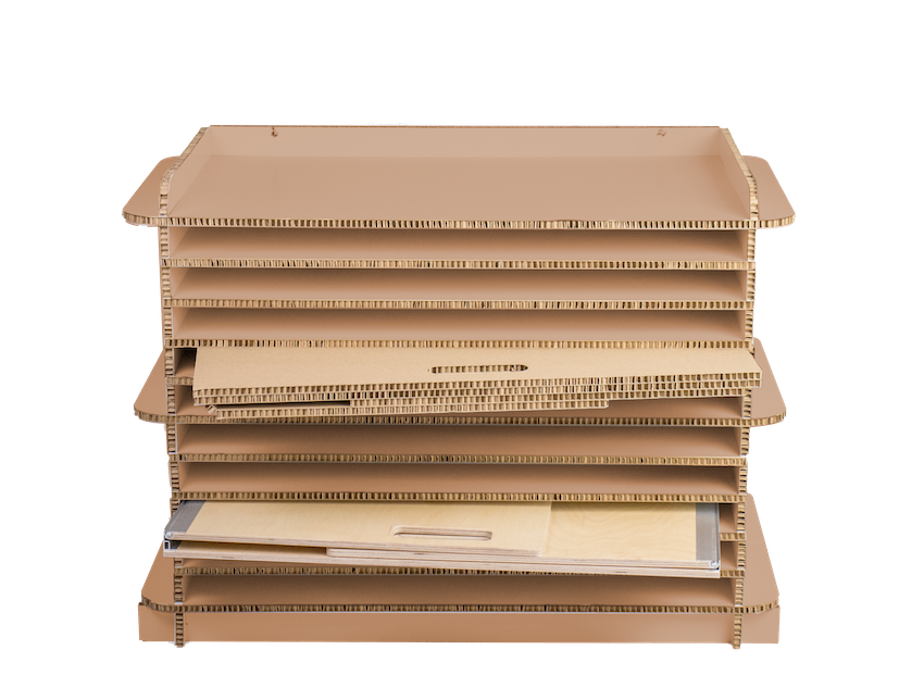 Study Card Storage Cardboard Study Buddy Cabinet | Storage Cabinet – Kartent