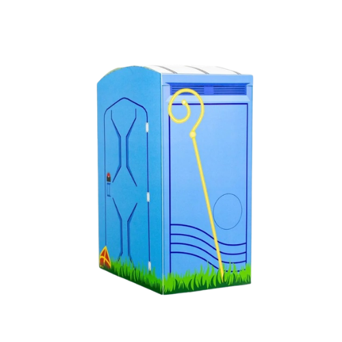 Papieren toilethuisje surprise