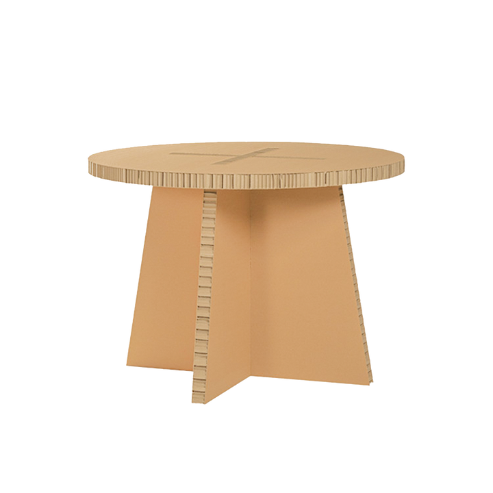 Kartonnen ronde tafel honingraat