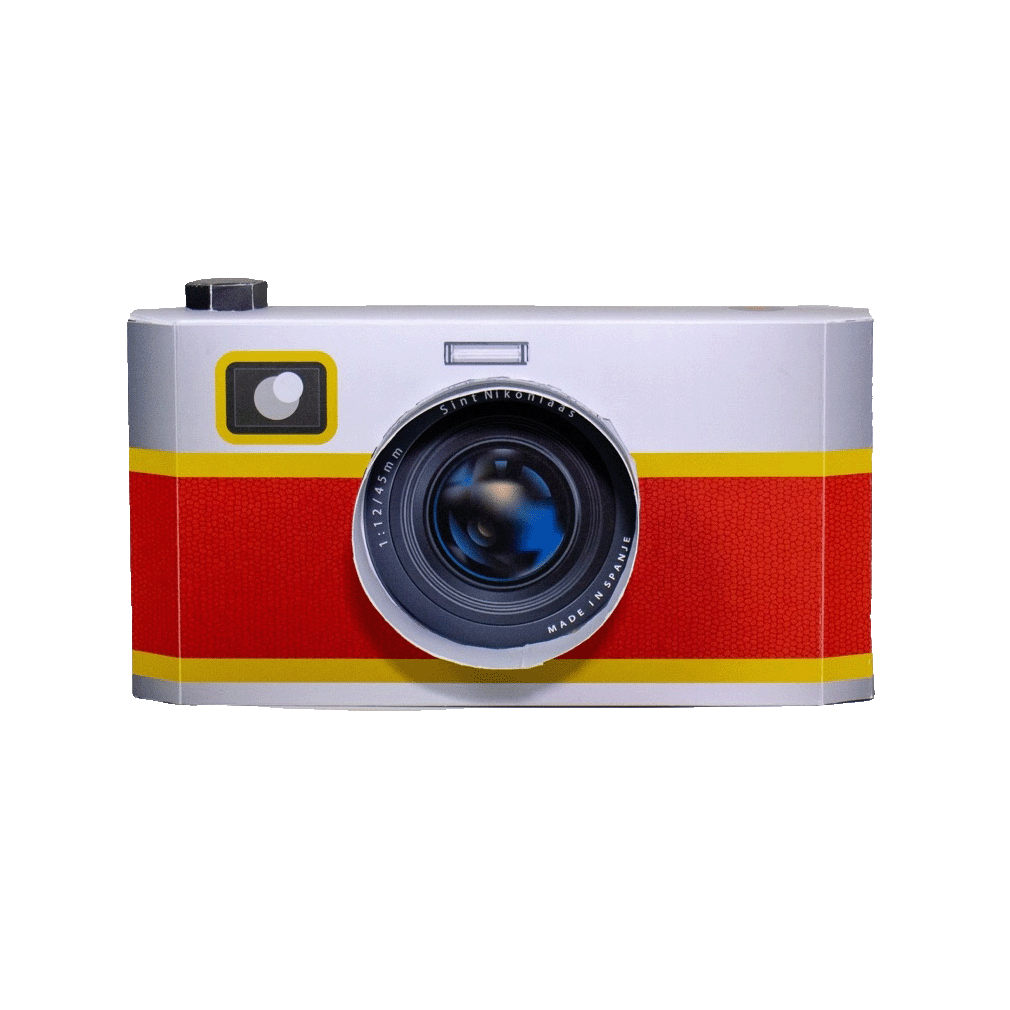 Papieren vintage camera surprise