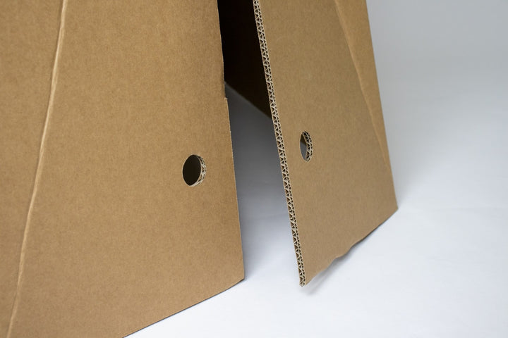 Cardboard teepee tent