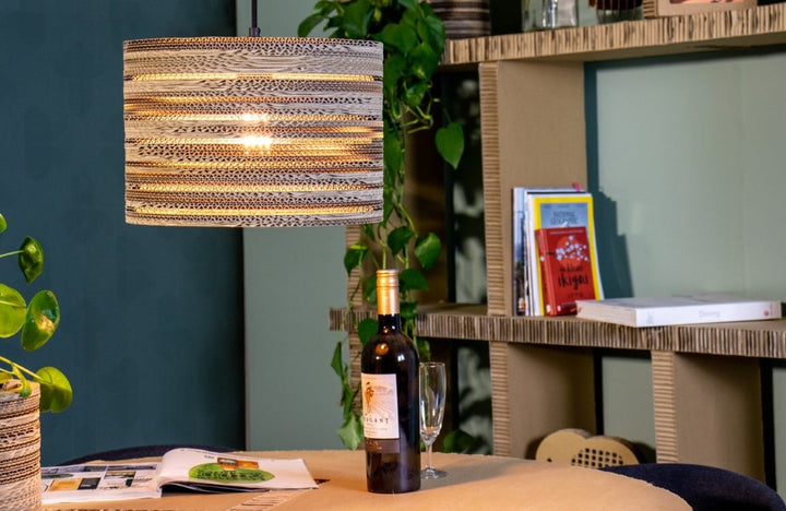 Kartonnen tolmin lamp