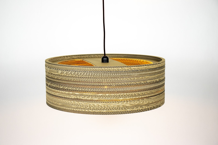 Kartonnen tolmin lamp