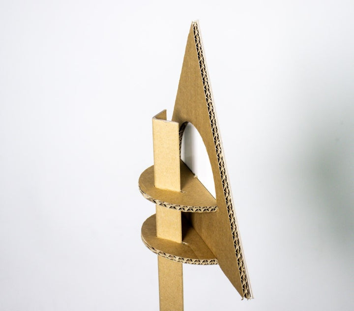 Cardboard traffic signs set